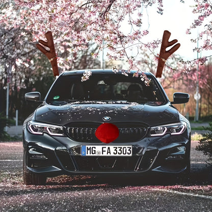 🎄 ReindeerGlow – Poroże Renifera na Auto. Bez baterii. Bez bałaganu. 🎄