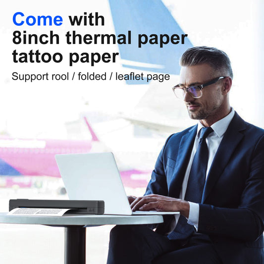 🖨️ Inkless Go – Przenośna Drukarka Termiczna 8”