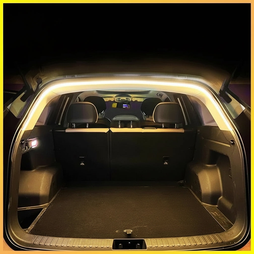 ✨ TrunkGlow – Dynamiczne LED do Bagażnika z Czujnikiem Ruchu. Światło, które wie kiedy go potrzebujesz.