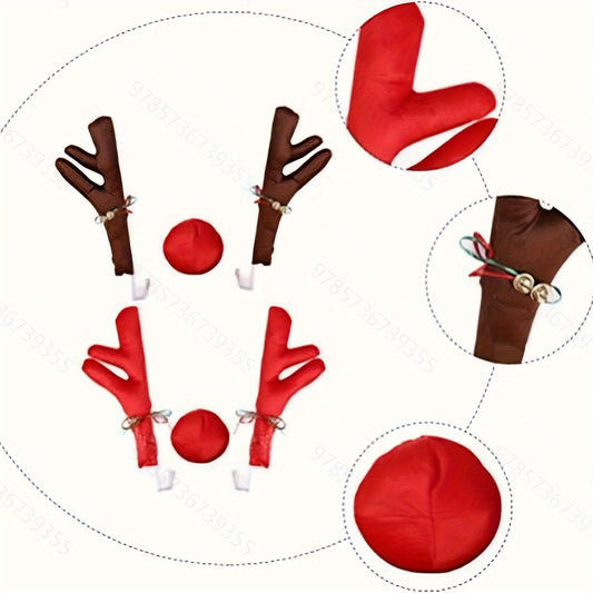 🎄 ReindeerGlow – Poroże Renifera na Auto. Bez baterii. Bez bałaganu. 🎄